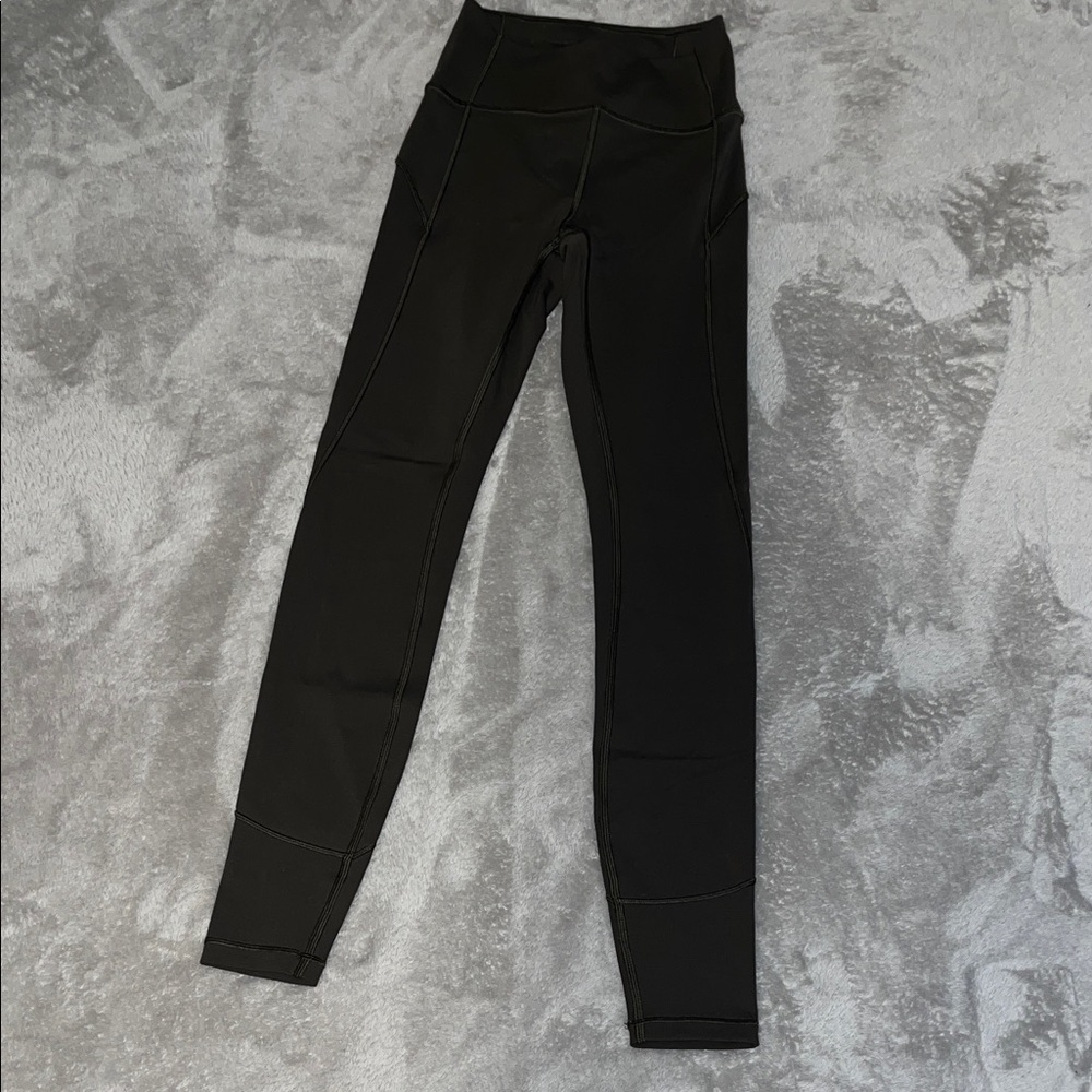 Lululemon align leggings, olive green